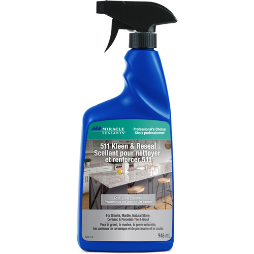 Scellant Kleen & ReSeal 511 Miracle Sealants, Bouteille &agrave; g&acirc;chette Rock Safety Industrial Ltd