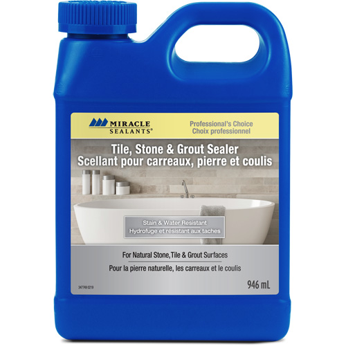 Scellant pour carreaux, pierres et coulis Miracle Sealants, Cruche Rock Safety Industrial Ltd