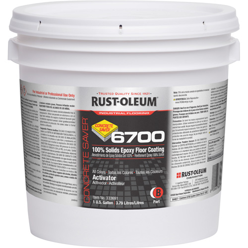 6700 System Extended Pot Life Floor Coating, 1 gal., Epoxy-Based, High-Gloss Rock Safety Industrial Ltd