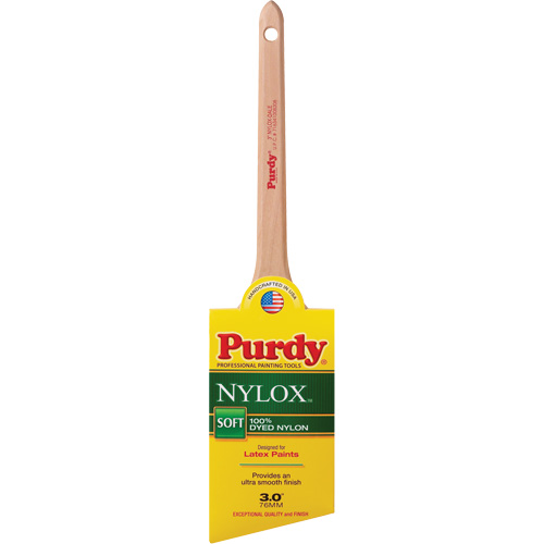 Pinceau Nylox Dale, Nylon, Manche Bois, Largeur de 3" Rock Safety Industrial Ltd