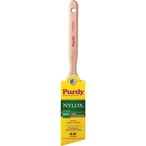 Pinceau Nylox Glide, Nylon, Manche Bois, Largeur de 2" Rock Safety Industrial Ltd