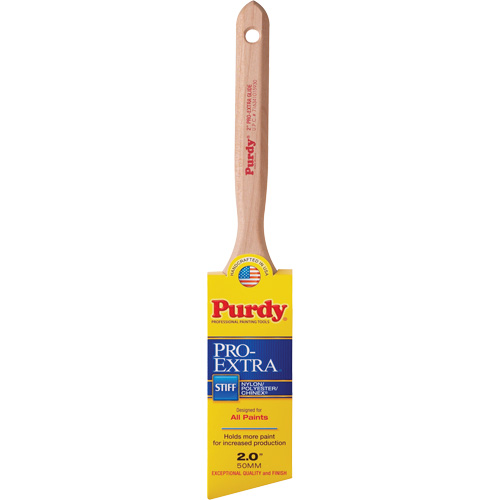 Pinceau Pro-Extra Glide, Mat&eacute;riau m&eacute;lang&eacute;, Manche Bois, Largeur de 2" Rock Safety Industrial Ltd