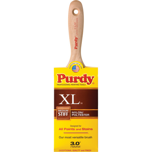 Pinceau XL Pip, Poly/nylon, Manche Bois, Largeur de 3" Rock Safety Industrial Ltd