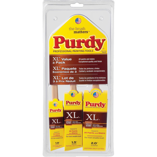 Assortiment de pinceaux XL, Poly/nylon, Manche Bois Rock Safety Industrial Ltd