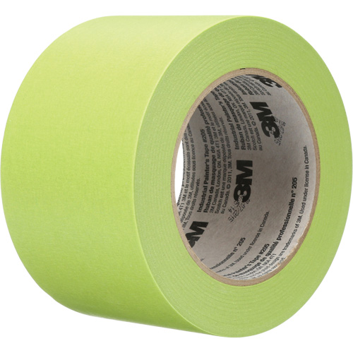 Ruban industriel 205 pour peintre, 72 mm (2-4/5") x 55 m (180'), Vert Rock Safety Industrial Ltd