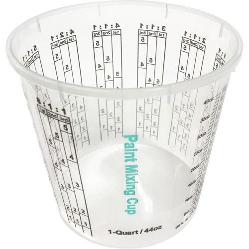 Plastic Paint Mixing Cup, 1.25 Litres Rock Safety Industrial Ltd