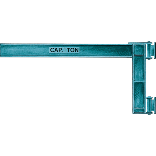 Wall Jibs, I Beam, 5" Flange Width, 4000 lbs. (2 tons) Capacity Rock Safety Industrial Ltd