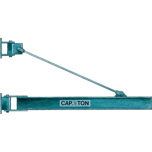 Wall Jibs, H Beam, 5-1/4" Flange Width, 2000 lbs. (1 tons) Capacity Rock Safety Industrial Ltd