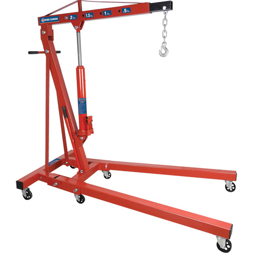2-Ton Folding Shop Crane, 4000 lbs. (2 tons) Capacity Rock Safety Industrial Ltd