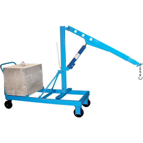 Potences de levage - Fl&egrave;che inverse, Lev&eacute;e 8', 3000 lb (1,5 tonne), 57" bras, 78" ha Rock Safety Industrial Ltd