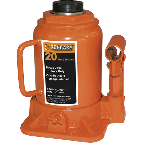 322A Cric-bouteille, 20 tonne(s), 14-3/4" Hauteur &eacute;lev&eacute;e Rock Safety Industrial Ltd