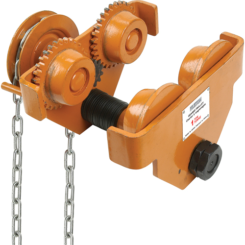 Adjustable Trolleys, 1000 lbs. (0.5 tons) Capacity, 2-11/16" - 5-1/4" Rock Safety Industrial Ltd