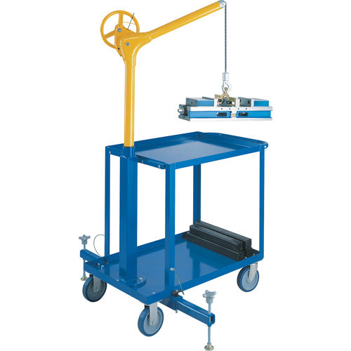 Tall Industrial Lifting Device with Mobile Cart, 500 lbs. (0.25 tons) Capacity Rock Safety Industrial Ltd