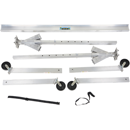 Grue mobile ajustable en aluminium, 10' lo, Capacit&eacute; 4000 lb (2 tonnes) Rock Safety Industrial Ltd