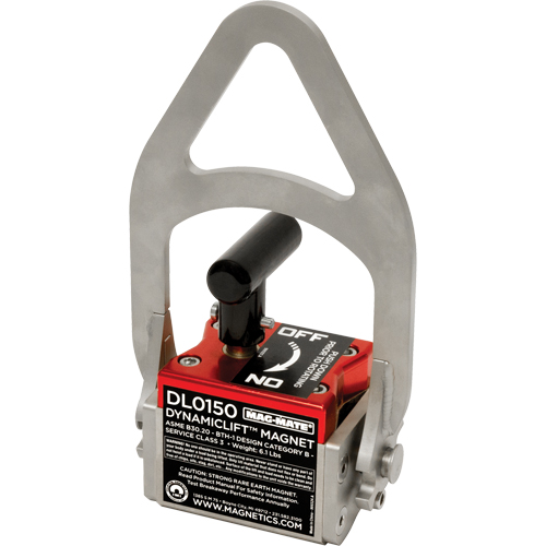 Aimants Dynamic Lift, Capacit&eacute; de retenue 150, 5" lo x 2" la x 9" h Rock Safety Industrial Ltd