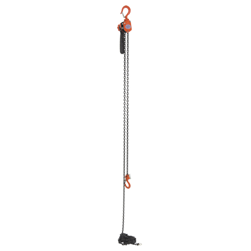 Mini palan &agrave; levier, Lev&eacute;e 15', Cabacit&eacute; 500 lb (0,25 tonne), Chaîne en Acier Rock Safety Industrial Ltd