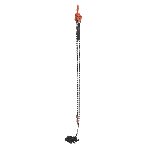 Mini palan &agrave; levier, Lev&eacute;e 20', Cabacit&eacute; 1000 lb (0,5 tonne), Chaîne en Acier Rock Safety Industrial Ltd