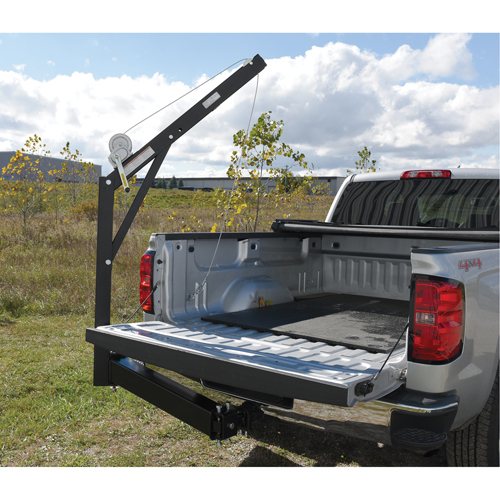 Hitch Mounted Truck Jib Crane, 600 lbs. (0.3 tons) Capacity, 84-5/8" Max. Clearance Rock Safety Industrial Ltd