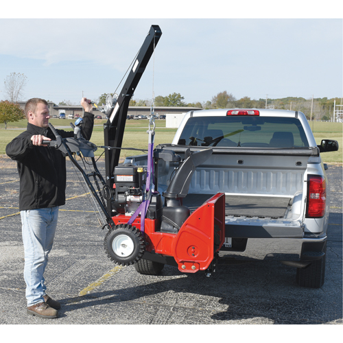 Hitch Mounted Truck Jib Crane, 600 lbs. (0.3 tons) Capacity, 84-5/8" Max. Clearance Rock Safety Industrial Ltd