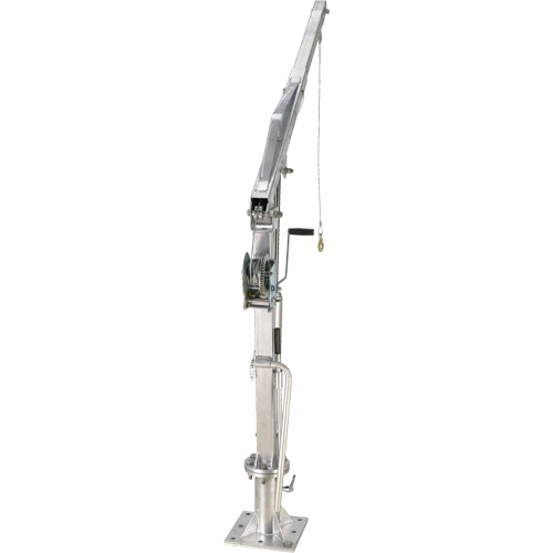 Winch Operated Truck Jib Crane, 1000 lbs. (0.5 tons) Capacity, 97" Max. Clearance Rock Safety Industrial Ltd