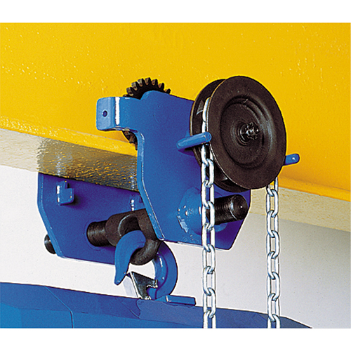 Chariot &agrave; avanc&eacute;e par chaîne Corso, 6000 lb (3 tonnes) Capacit&eacute;, 3" - 8-2/3" Rock Safety Industrial Ltd