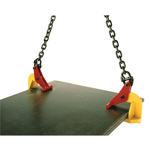 Topal Horizontal Lifting Plate Clamp TLH1 0-60, 2200 lbs. (1.1 tons) Limit, 0" - 2-3/8" Jaw Rock Safety Industrial Ltd