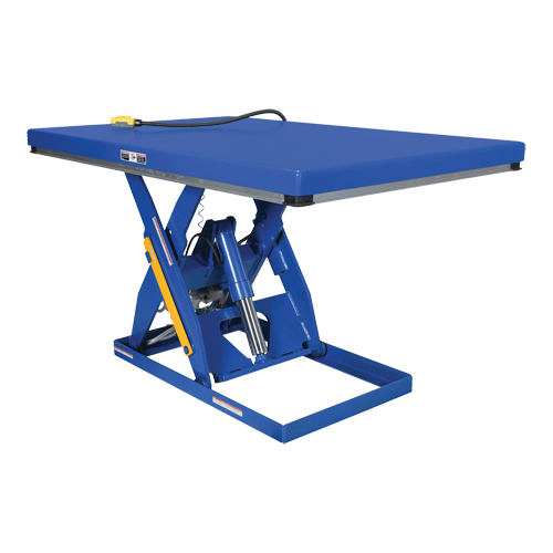 Hydraulic Scissor Lift Table, Steel, 72" L x 48" W, 3000 lbs. Cap. Rock Safety Industrial Ltd