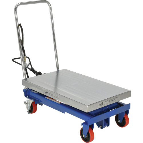 Pneumatic Hydraulic Scissor Lift Table, Steel, 32-1/2" L x 19-3/4" W, 1000 lbs. Cap. Rock Safety Industrial Ltd