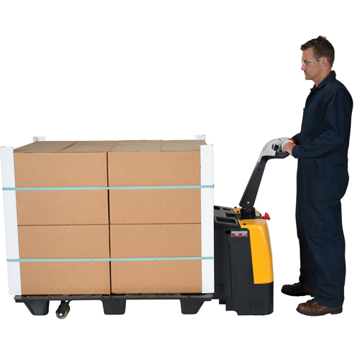 Fully Powered Electric Pallet Truck, 3000 lbs. Cap., 47" L x 25" W Rock Safety Industrial Ltd