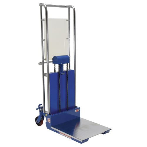 Hefti-Lift Load Stacker, Foot Pump Operated, 880 lbs. Capacity, 59" Max Lift Rock Safety Industrial Ltd