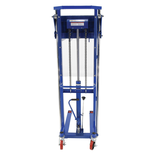 Hefti-Lift Load Stacker, Foot Pump Operated, 1500 lbs. Capacity, 63" Max Lift Rock Safety Industrial Ltd