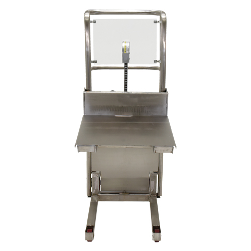 Hefti-Lift Load Stacker, Foot Pump Operated, 450 lbs. Capacity, 45-5/8" Max Lift Rock Safety Industrial Ltd