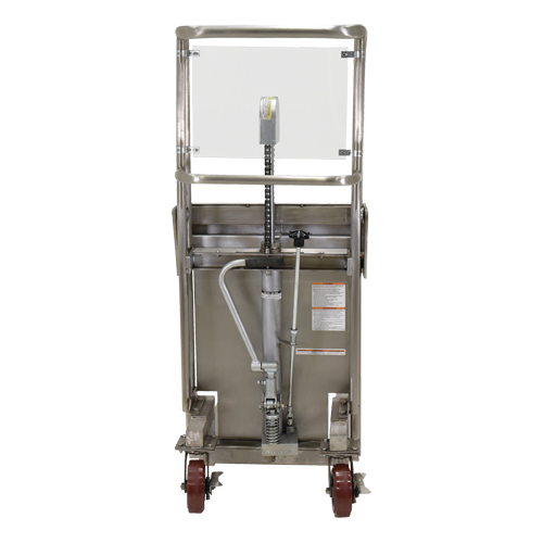 Hefti-Lift Load Stacker, Foot Pump Operated, 450 lbs. Capacity, 45-5/8" Max Lift Rock Safety Industrial Ltd