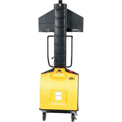 Narrow Mast Powered Lift Stacker, Electric Operated, 1500 lbs. Capacity, 63" Max Lift Rock Safety Industrial Ltd