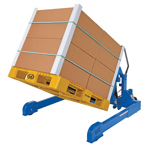 Straddled Ergonomic Tilter, 90° Tilt, 4000 lbs. Capacity, 72-13/16" L x 57-1/4" W x 29-1/4" H Rock Safety Industrial Ltd