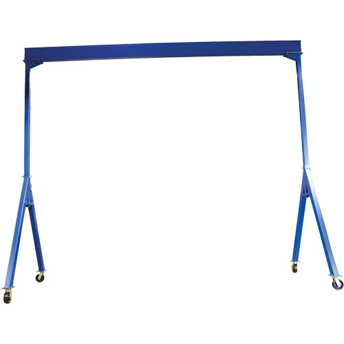 Grue-portique ajustable en acier, 20' lo, Capacit&eacute; 8000 lb (4 tonnes) Rock Safety Industrial Ltd