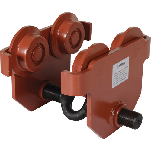 Low Profile Manual Trolley, 4000 lbs. (2 tons) Rock Safety Industrial Ltd