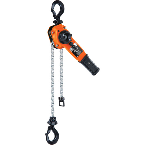 Series 653-A Ratchet Lever Hoist, 10' Lift, 1500 lbs. (0.75 tons) Capacity, Steel Chain Rock Safety Industrial Ltd