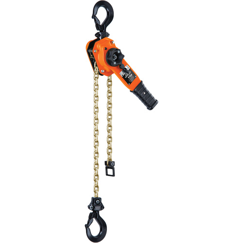 Series 653-A Ratchet Lever Hoist, 10' Lift, 3000 lbs. (1.5 tons) Capacity, Steel Chain Rock Safety Industrial Ltd