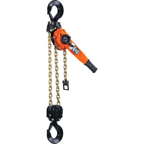 Series 653-A Ratchet Lever Hoist, 5' Lift, 12000 lbs. (6 tons) Capacity, Steel Chain Rock Safety Industrial Ltd