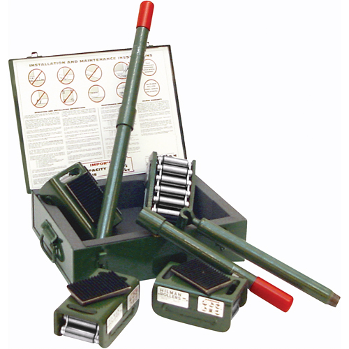 Ensemble de rouleaux pour machine, Capacit&eacute; 3 tonnes Rock Safety Industrial Ltd