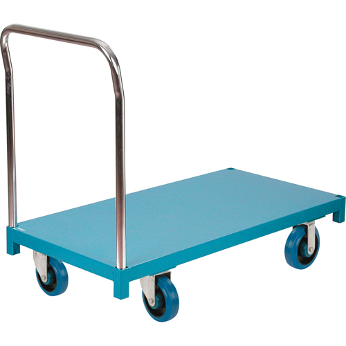 Platform Truck, 36" L x 24" W, 1200 lbs. Capacity, Rubber Casters Rock Safety Industrial Ltd