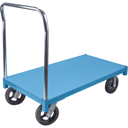 Platform Truck, 36" L x 24" W, 1400 lbs. Capacity, Rubber Casters Rock Safety Industrial Ltd