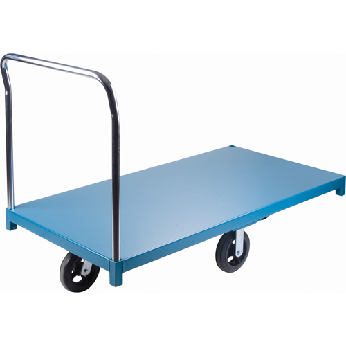 Heavy-Duty Platform Truck, 60" L x 30" W, 2000 lbs. Capacity, Rubber Casters Rock Safety Industrial Ltd