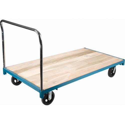 Heavy-Duty Platform Truck, 96" L x 48" W, 2000 lbs. Capacity, Rubber Casters Rock Safety Industrial Ltd