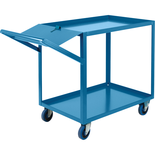 Order Picking Carts, 36" H x 24" W x 52" D, 2 Shelves, 1200 lbs. Capacity Rock Safety Industrial Ltd