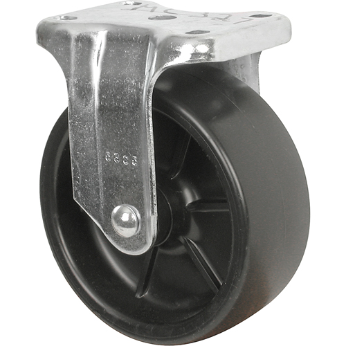 Roulette, Fixe, 5" (127 mm), Polyol&eacute;fine, 350 lb (158,8 kg) Rock Safety Industrial Ltd