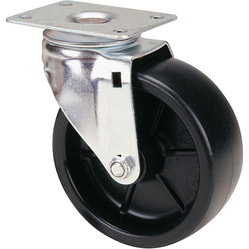 Roulette, Pivotant, 5" (127 mm), Polyol&eacute;fine, 900 lb (408 kg) Rock Safety Industrial Ltd