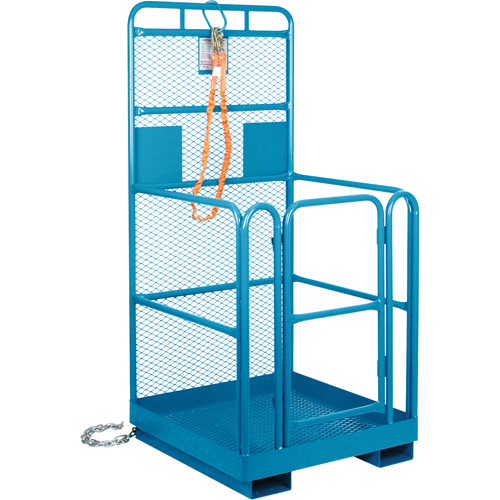 Nacelle &eacute;l&eacute;vatrice pour travail en hauteur, 36" x 36" x 72" h, Capacit&eacute; de 1000 lb, Acier Rock Safety Industrial Ltd