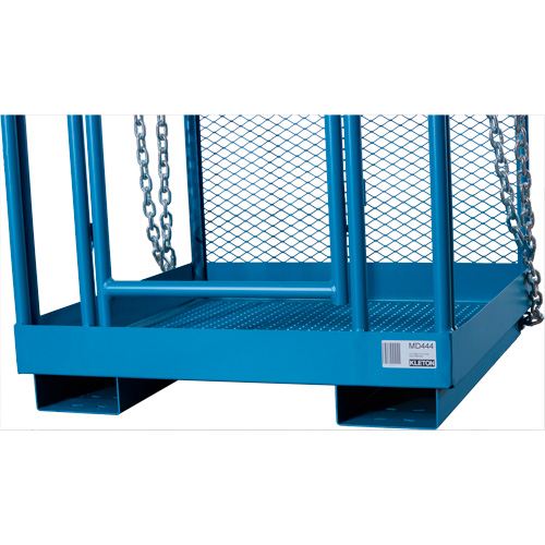 Nacelle &eacute;l&eacute;vatrice pour travail en hauteur, 36" x 36" x 72" h, Capacit&eacute; de 1000 lb, Acier Rock Safety Industrial Ltd